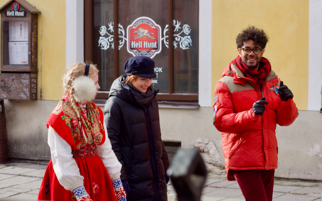 Richard Ayoade Touring in Tallinn with EstAdventures